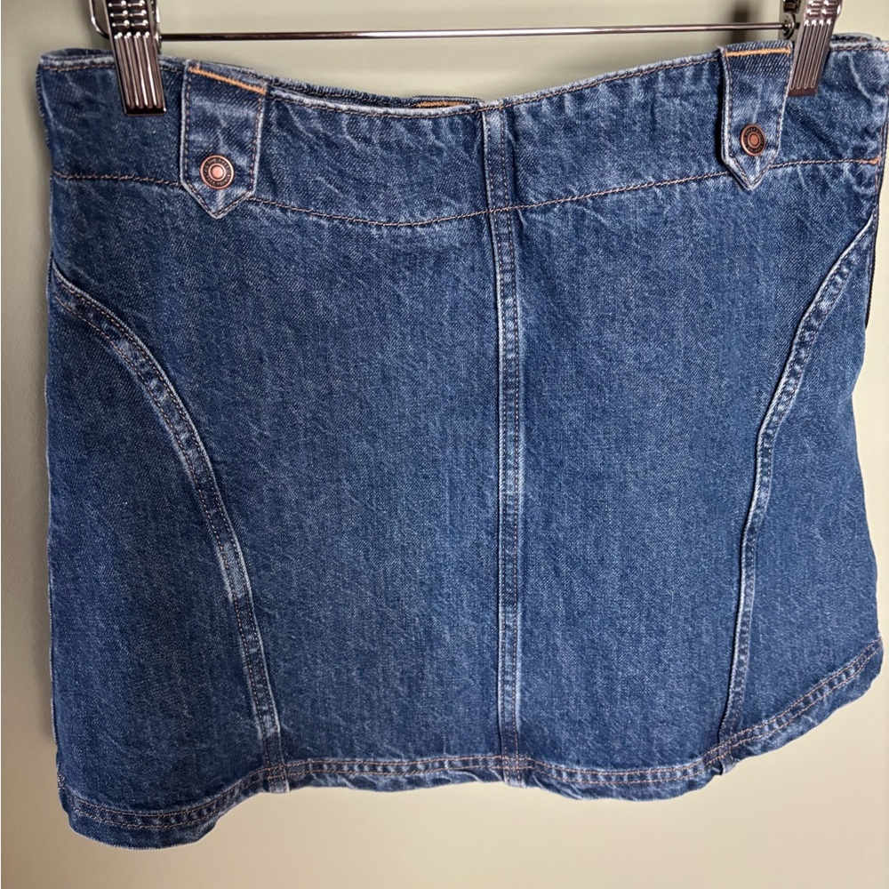 Free People Jean Skirt